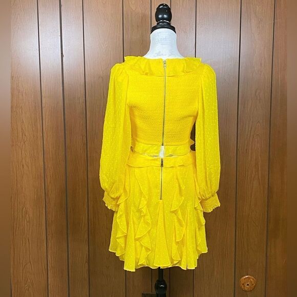 ALICE + OLIVIA Mitzi Cut Out Godet Minidress size 6 - Picture 10 of 16